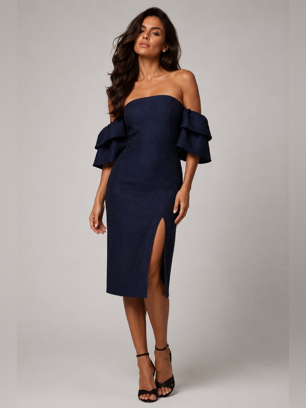 BNWT keepsake the label magnolia off the shoulder ruffle dress